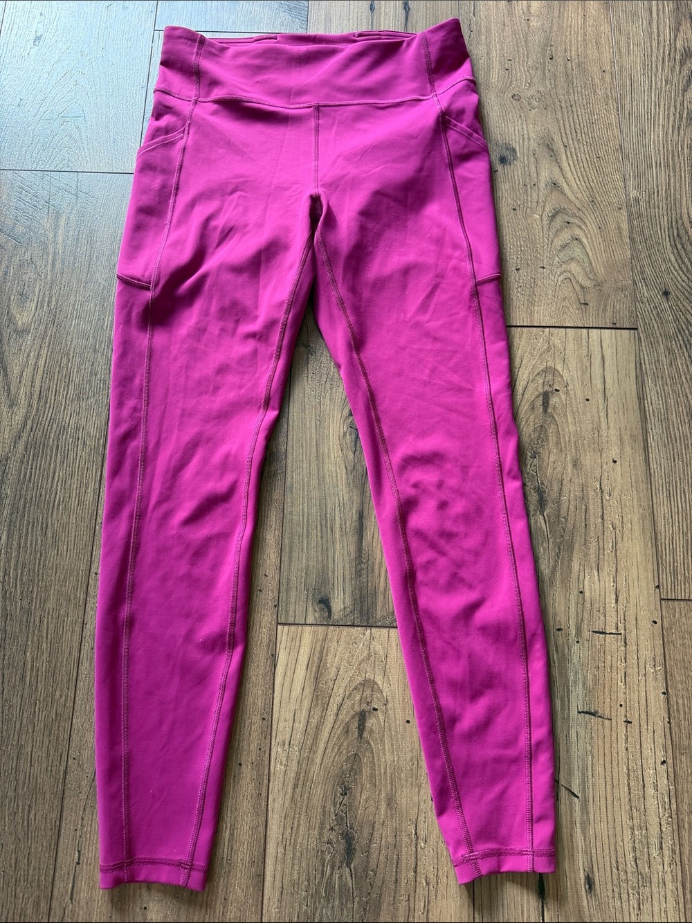 Lululemon Fast and Free High-Rise Tight 25" - Magenta Pink - Size 10 EUC